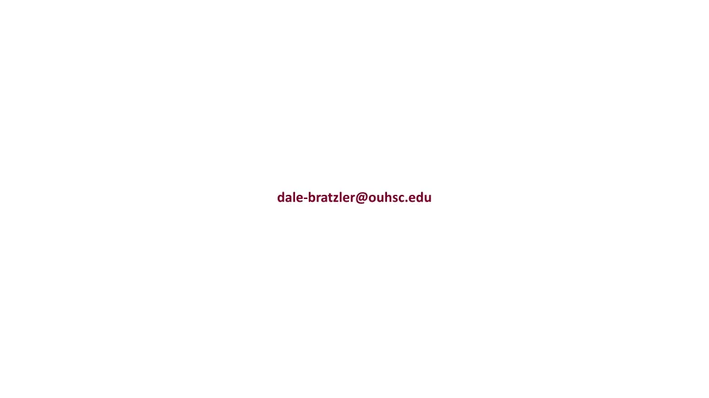 dale bratzler@ouhsc edu