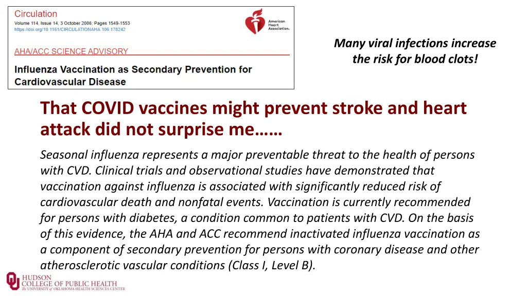 many viral infections increase the risk for blood