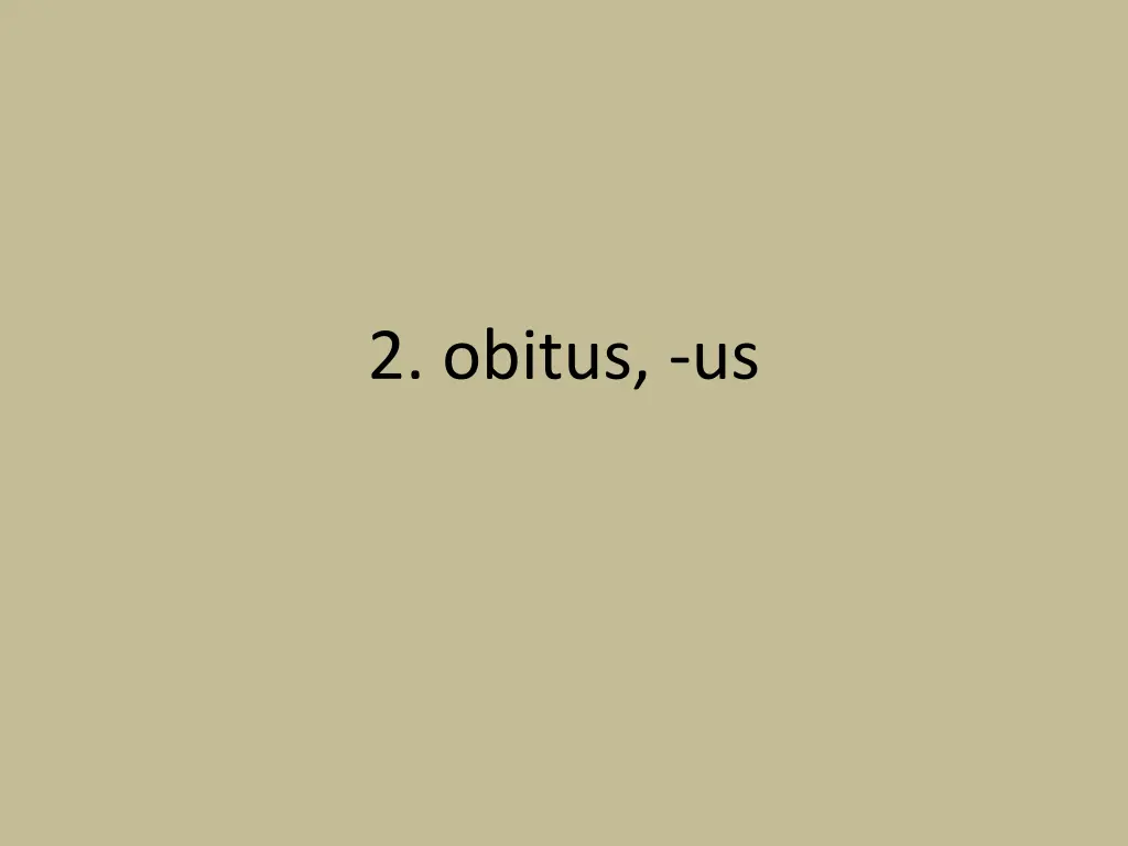 2 obitus us