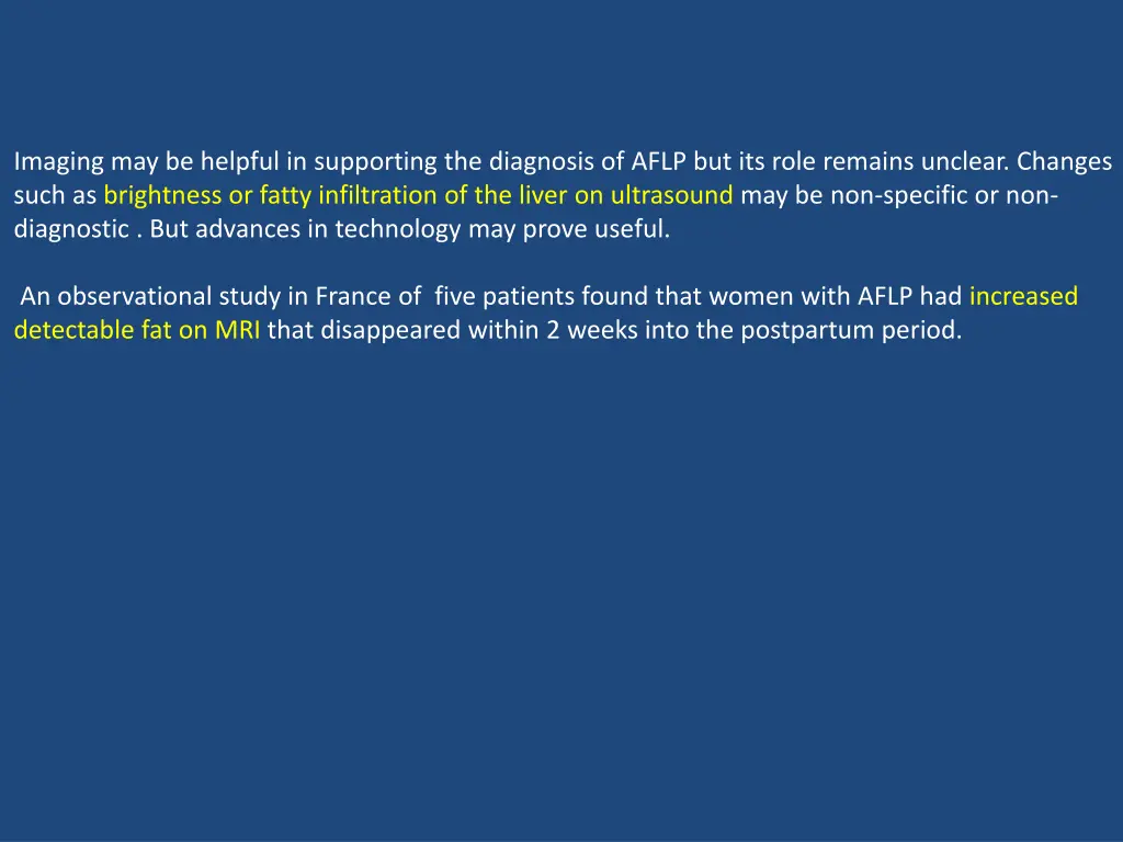 imaging may be helpful in supporting