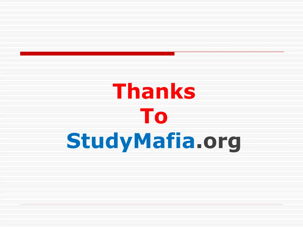 thanks to