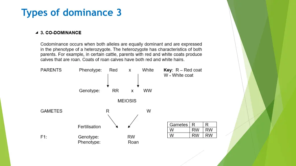 types of dominance 3