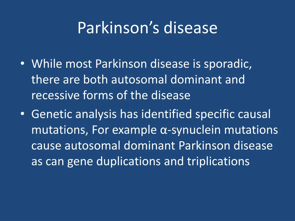 parkinson s disease 2