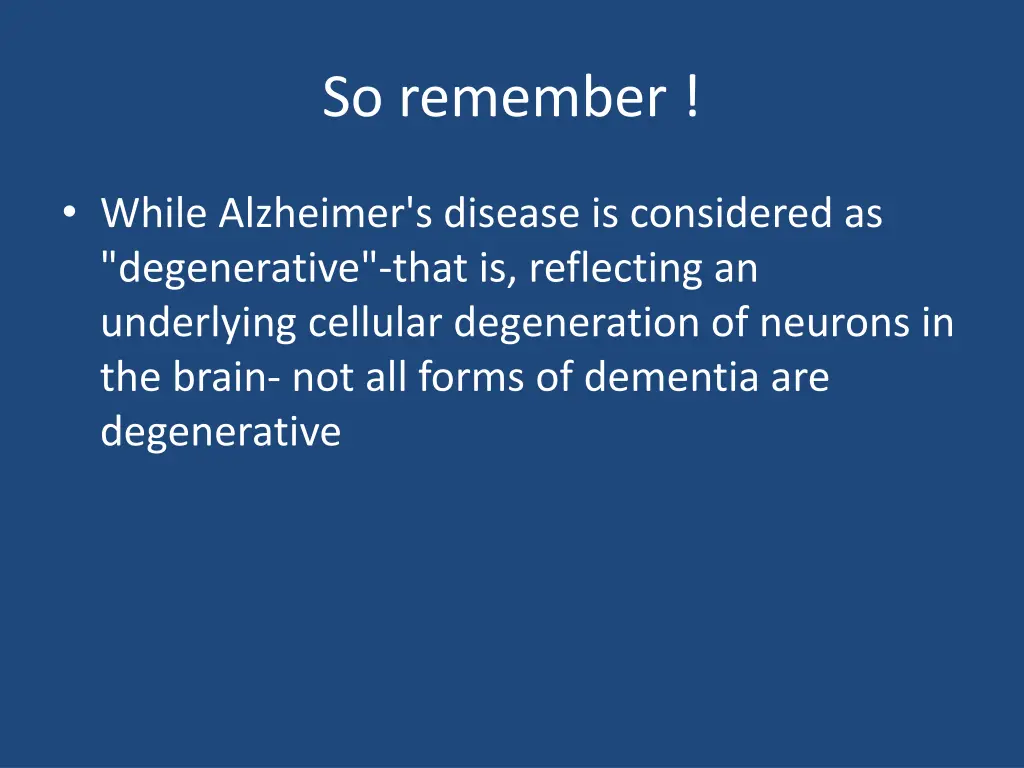 so remember