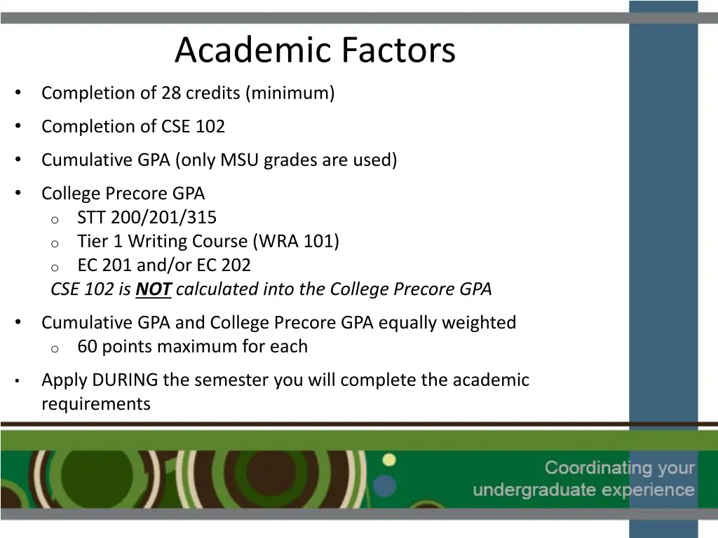 academic factors