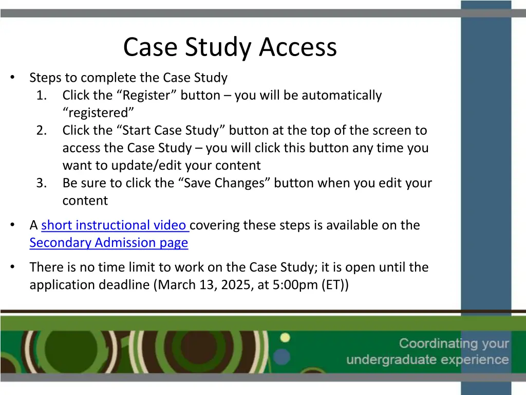 case study access