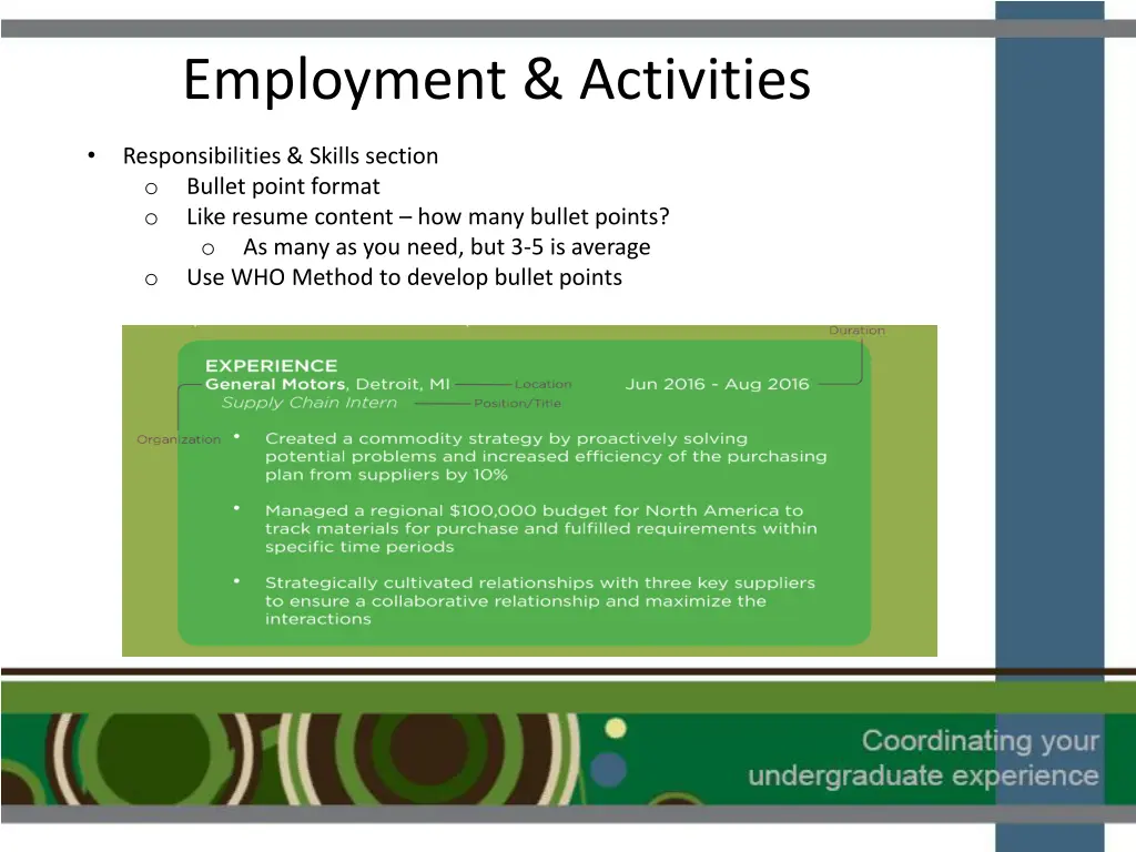 employment activities 2