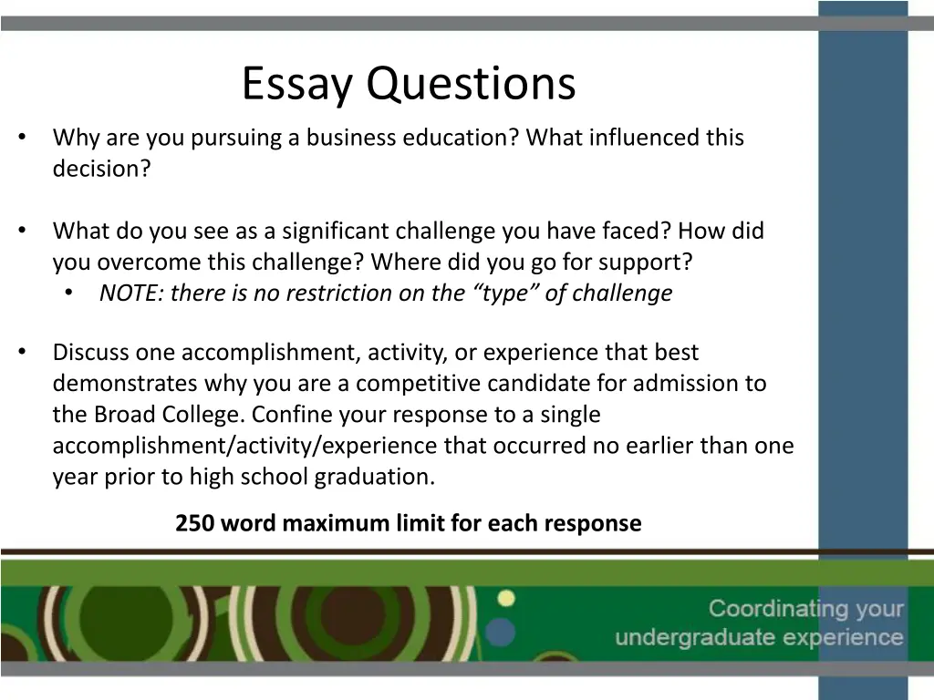 essay questions 1