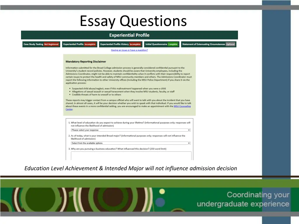 essay questions