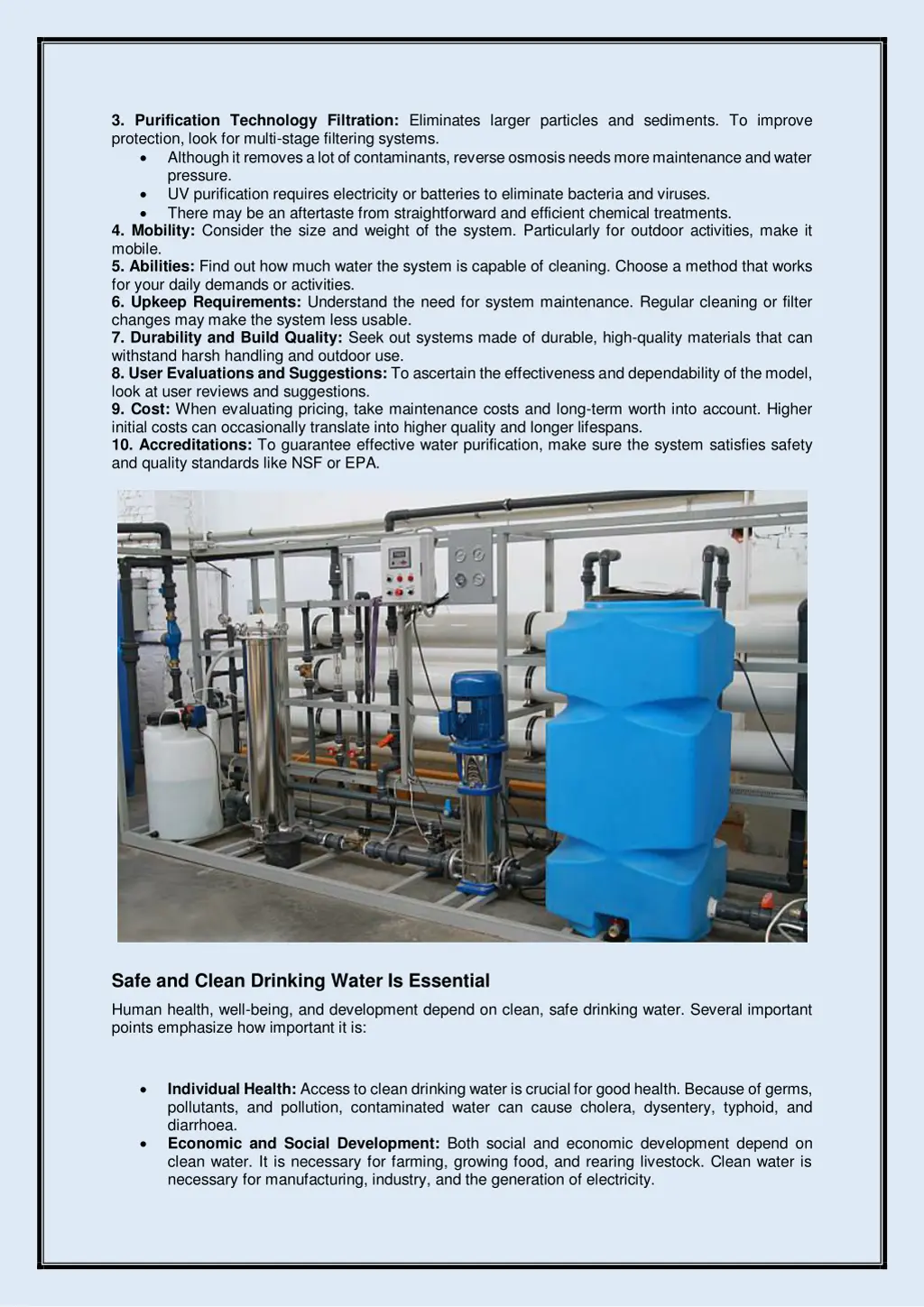 3 purification technology filtration eliminates