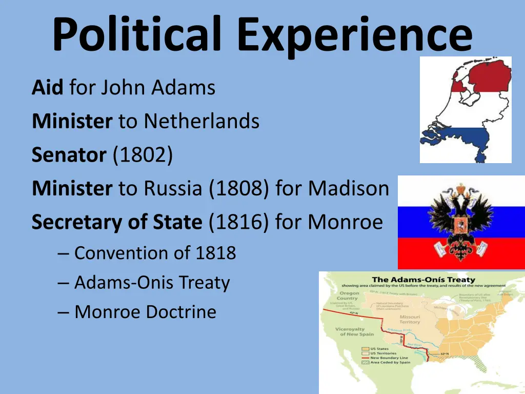 political experience
