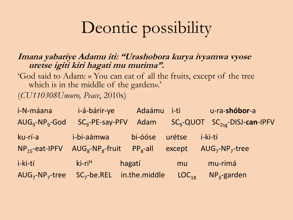 deontic possibility