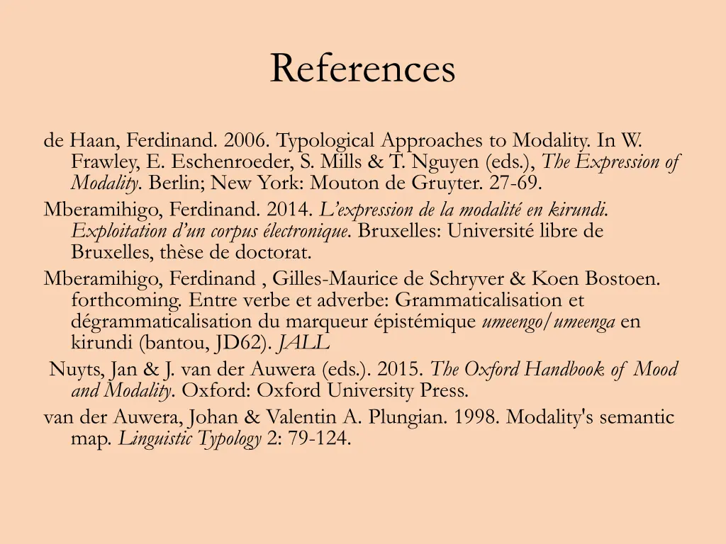 references