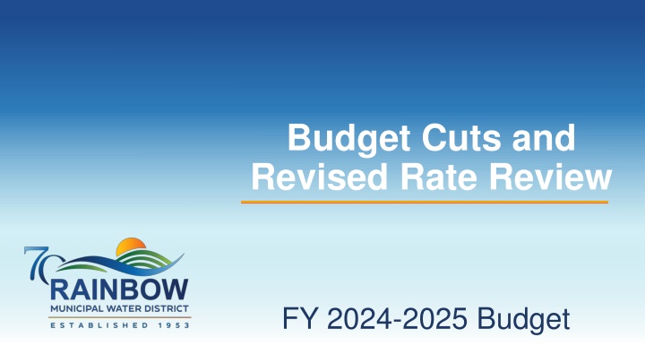 budget cuts and revised rate review