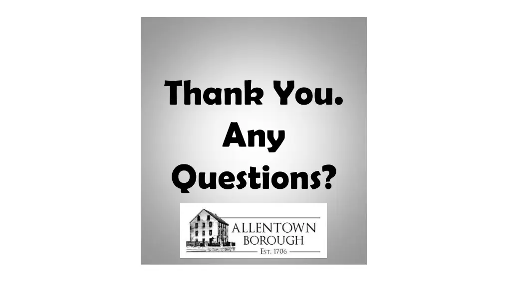 thank you any questions
