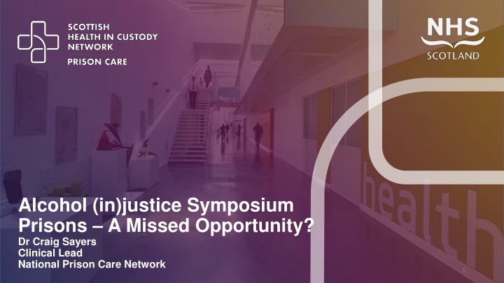 alcohol in justice symposium prisons a missed
