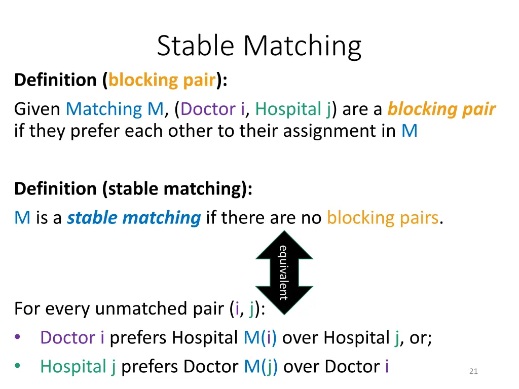 stable matching 3