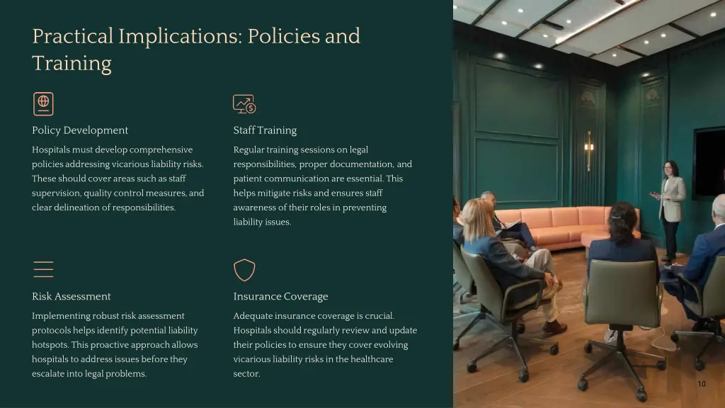 practical implications policies and training