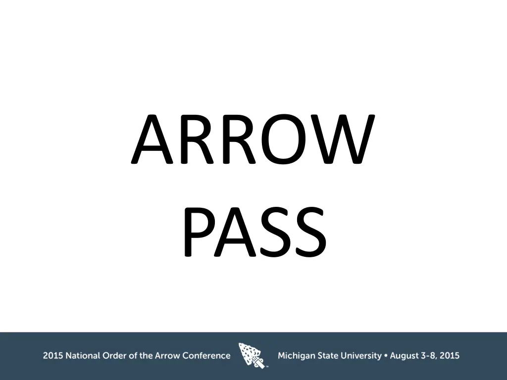 arrow pass