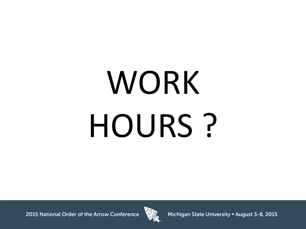 work hours
