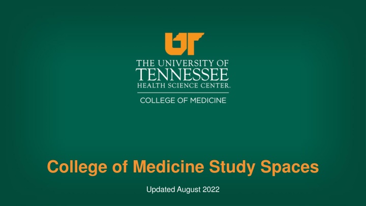 college of medicine study spaces