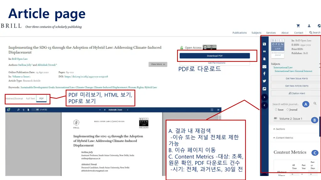 article page