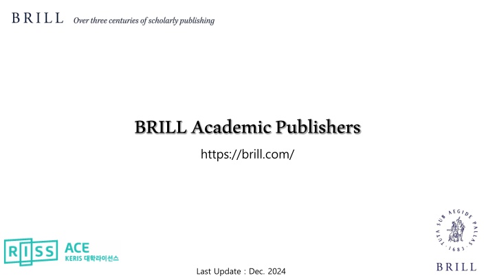 brill academic publishers https brill com