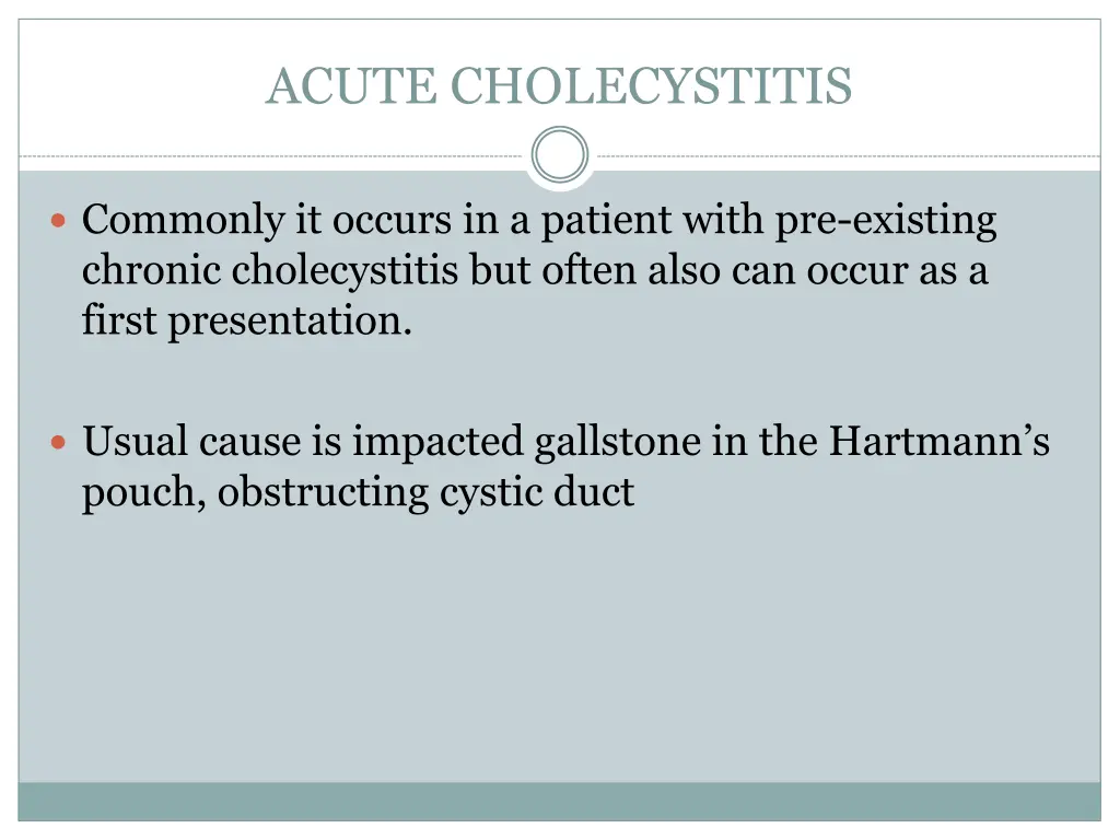 acute cholecystitis