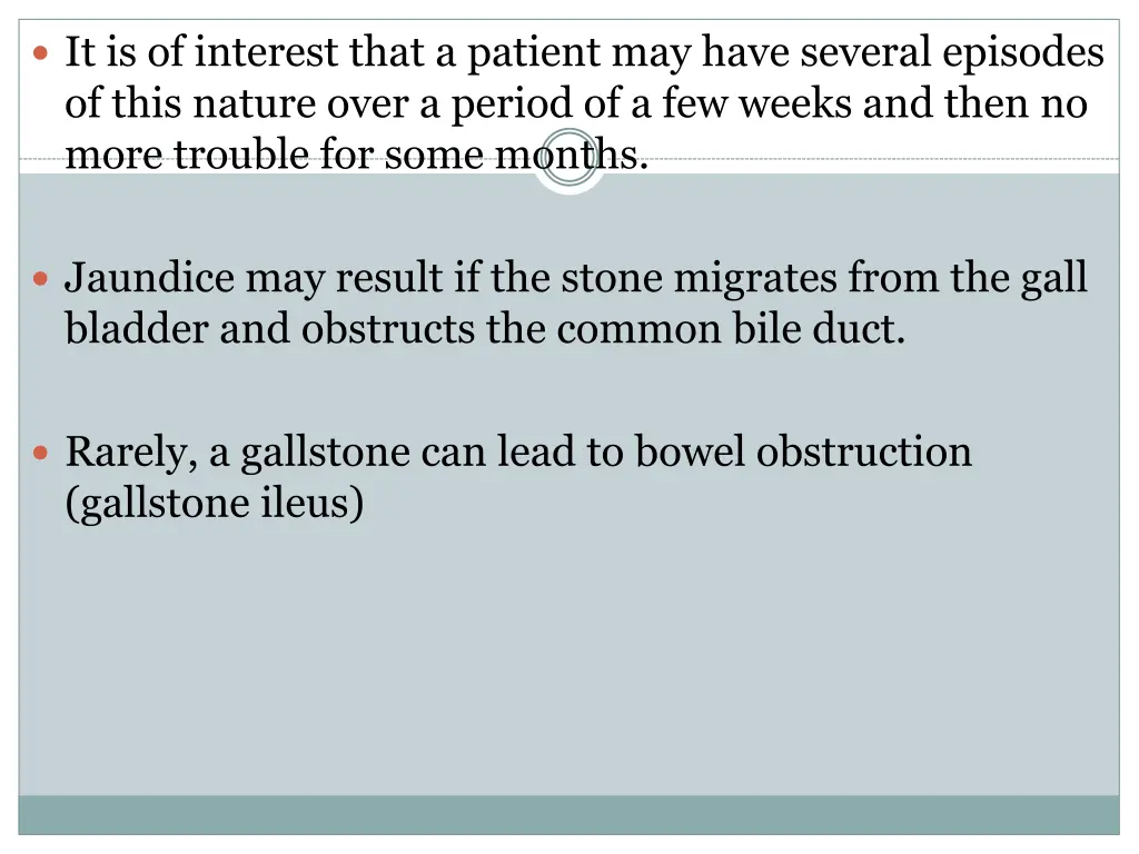 it is of interest that a patient may have several