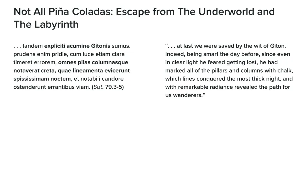 not all pi a coladas escape from the underworld 1