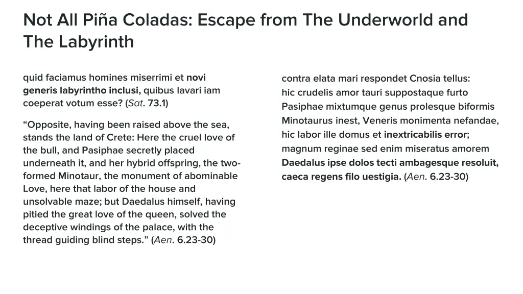 not all pi a coladas escape from the underworld
