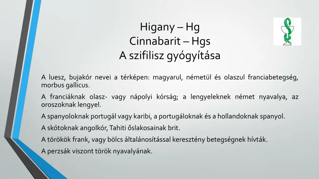 higany hg cinnabarit hgs a szifilisz gy gy t sa
