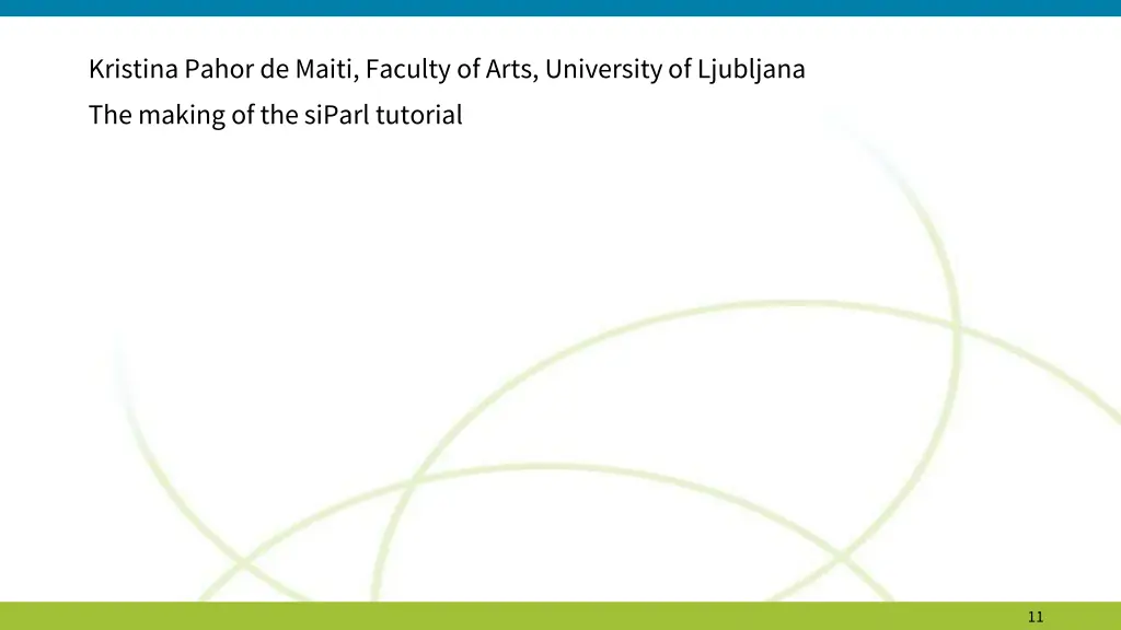 kristina pahor de maiti faculty of arts