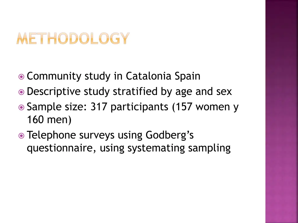 methodology