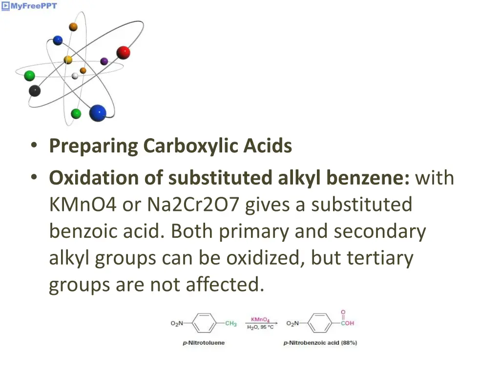 preparing carboxylic acids oxidation