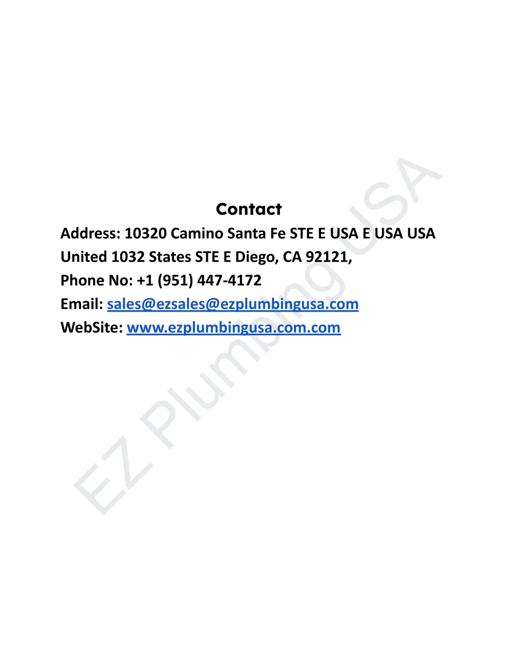 contact address 10320 camino santa