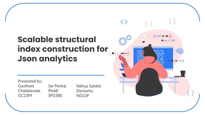 scalable structural index construction for json