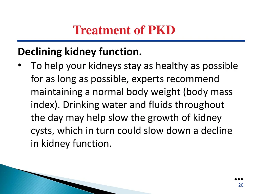 treatment of pkd 2