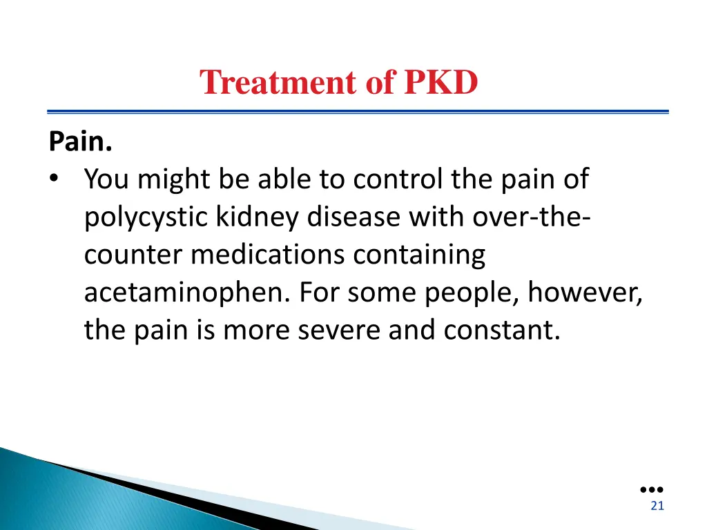 treatment of pkd 3