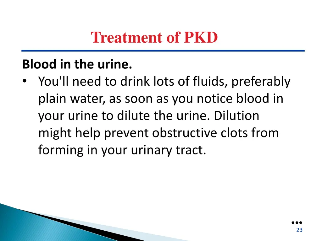 treatment of pkd 5