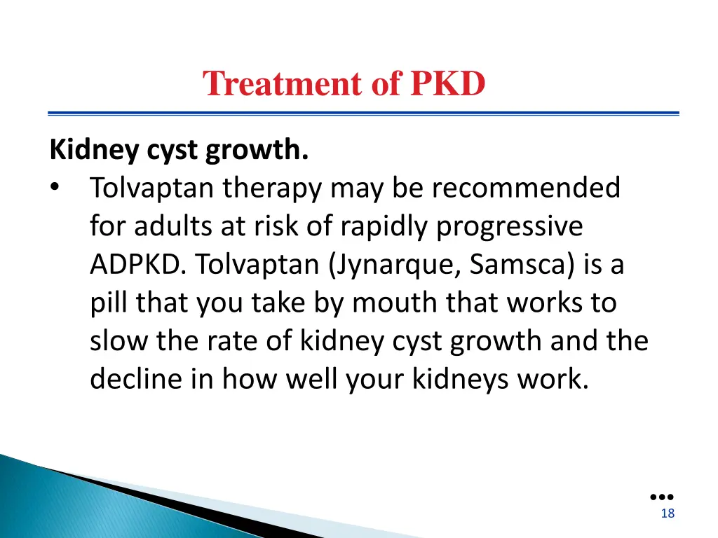 treatment of pkd