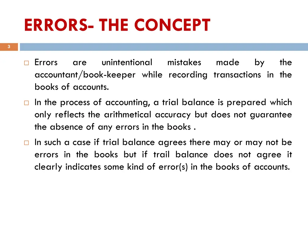 errors the concept
