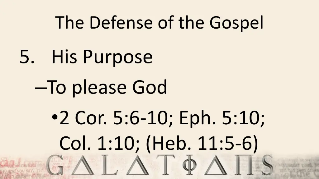 the defense of the gospel 14