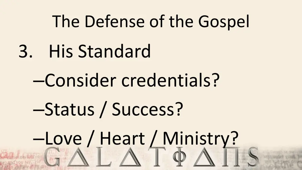 the defense of the gospel 7