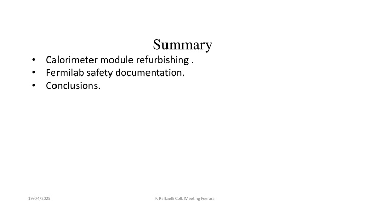summary