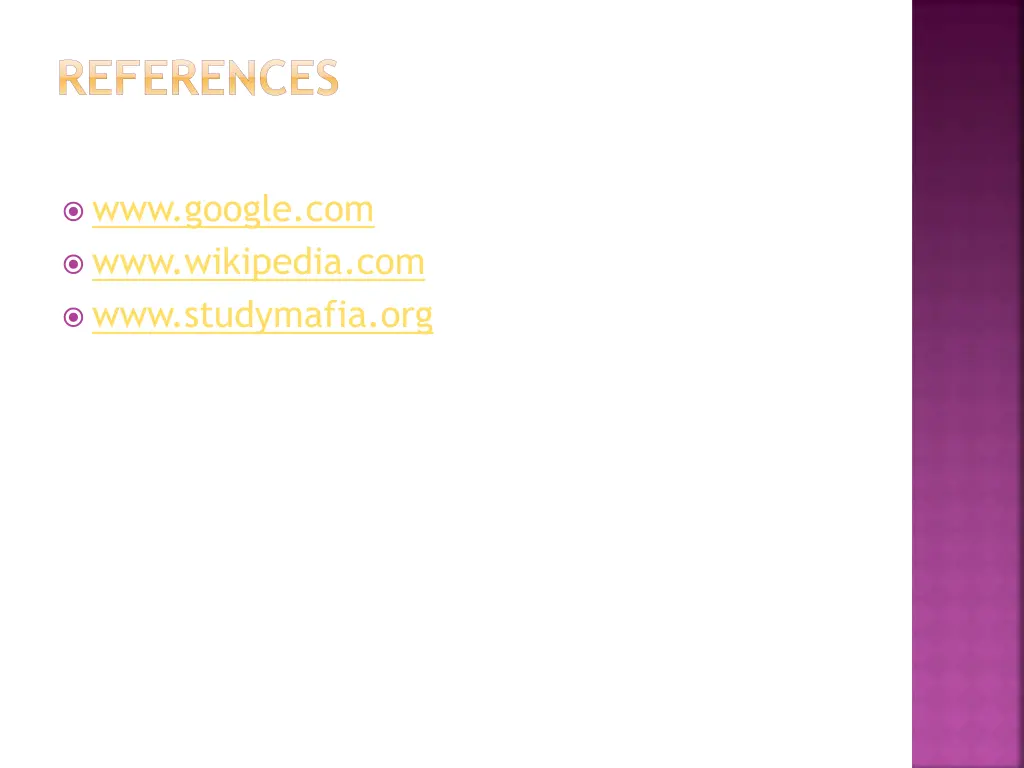 references