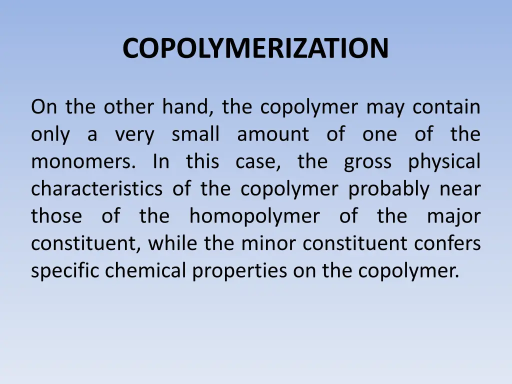 copolymerization 1