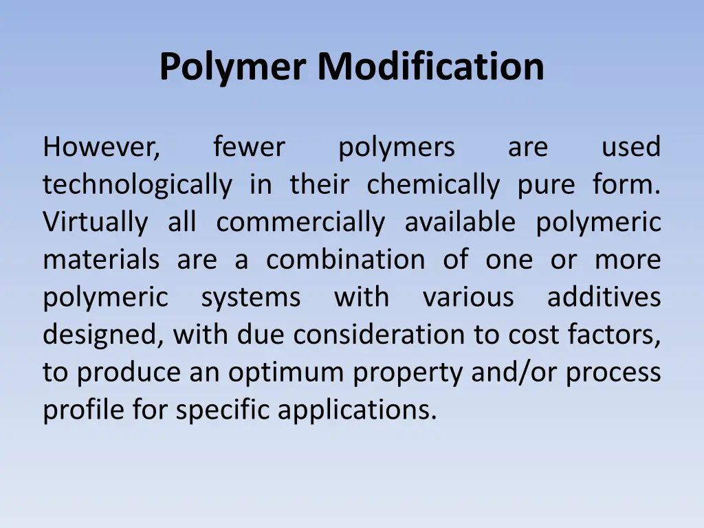 polymer modification 2
