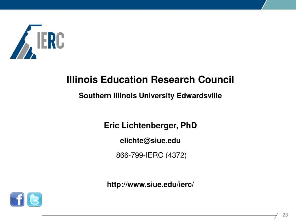 illinois education research council