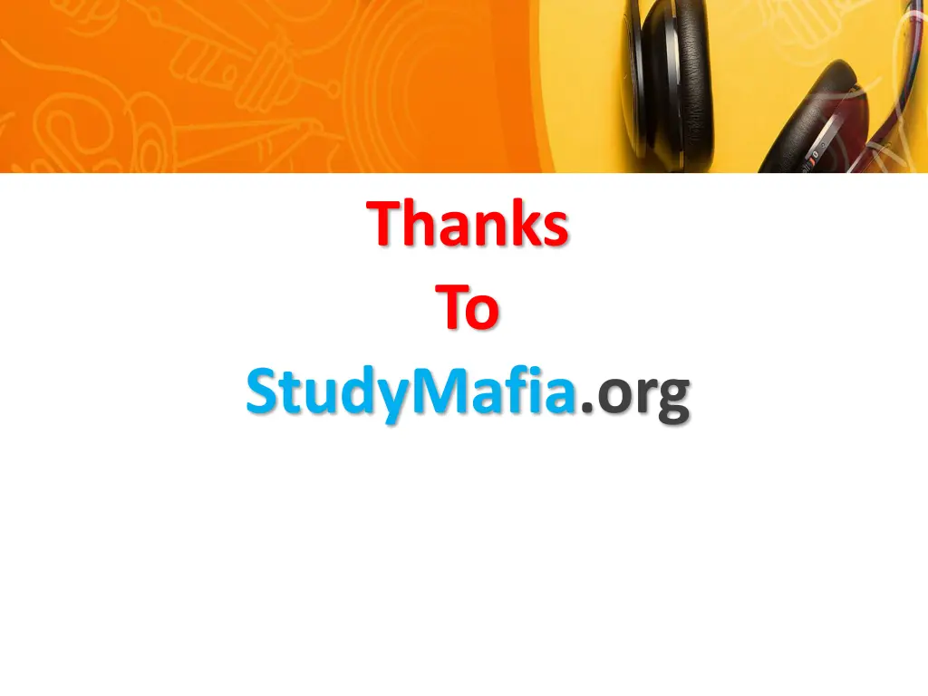 thanks to